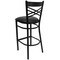 Flash Furniture Restaurant Stool, X Back, Black Seat XU-6F8BXBK-BAR-BLKV-GG - alternate 5