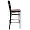 Flash Furniture Restaurant Stool, X Back, Mahogany Seat XU-6F8BXBK-BAR-MAHW-GG - alternate 5