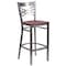 Flash Furniture Restaurant Barstool, Metal X Bck, Chy Woo XU-6F8B-CLR-BAR-CHYW-GG - alternate 4