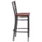 Flash Furniture Restaurant Barstool, Metal X Bck, Chy Woo XU-6F8B-CLR-BAR-CHYW-GG - alternate 6
