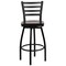 Flash Furniture Restaurant Stool, Ladder Back, Wal Seat XU-6F8B-LADSWVL-WALW-GG - alternate 10
