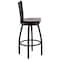Flash Furniture Swivel Batstool, X Back, Mahogany Seat XU-6F8B-XSWVL-MAHW-GG - alternate 4