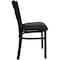 Flash Furniture Hercules Restaurant Chair, Black Back, 16-1/2 in W 17" L 32-1/4" H XU-6FOBXBK-BLKV-GG - alternate 7