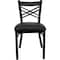 Flash Furniture Hercules Restaurant Chair, Black Back, 16-1/2 in W 17" L 32-1/4" H XU-6FOBXBK-BLKV-GG - alternate 10