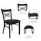 Flash Furniture Hercules Restaurant Chair, Black Back, 16-1/2 in W 17" L 32-1/4" H XU-6FOBXBK-BLKV-GG - alternate 8