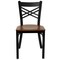 Flash Furniture Hercules Restaurant Chair, 16-1/2 in W 17" L 32-1/4" H XU-6FOBXBK-CHYW-GG - alternate 6