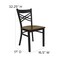 Flash Furniture Hercules Restaurant Chair, 16-1/2 in W 17" L 32-1/4" H XU-6FOBXBK-MAHW-GG - alternate 7