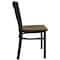 Flash Furniture Hercules Restaurant Chair, 16-1/2 in W 17" L 32-1/4" H XU-6FOBXBK-MAHW-GG - alternate 5