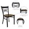 Flash Furniture Hercules Restaurant Chair, 16-1/2 in W 17" L 32-1/4" H XU-6FOBXBK-MAHW-GG - alternate 6