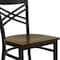 Flash Furniture Hercules Restaurant Chair, 16-1/2 in W 17" L 32-1/4" H XU-6FOBXBK-MAHW-GG - alternate 3