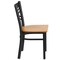 Flash Furniture Hercules Restaurant Chair, 16-1/2 in W 17" L 32-1/4" H XU-6FOBXBK-NATW-GG - alternate 4