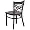 Flash Furniture Hercules Restaurant Chair, 16-1/2 in W 17" L 32-1/4" H XU-6FOBXBK-WALW-GG - alternate 4