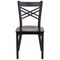 Flash Furniture Hercules Restaurant Chair, 16-1/2 in W 17" L 32-1/4" H XU-6FOBXBK-WALW-GG - alternate 9