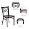 Flash Furniture Hercules Restaurant Chair, 16-1/2 in W 17" L 32-1/4" H XU-6FOBXBK-WALW-GG - alternate 7