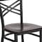 Flash Furniture Hercules Restaurant Chair, 16-1/2 in W 17" L 32-1/4" H XU-6FOBXBK-WALW-GG - alternate 8