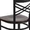 Flash Furniture Hercules Restaurant Chair, 16-1/2 in W 17" L 32-1/4" H XU-6FOBXBK-WALW-GG - alternate 10