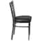 Flash Furniture Hercules Restaurant Chair, Black Back, 16-1/2 in W 17" L 32-1/4" H XU-6FOB-CLR-BLKV-GG - alternate 6