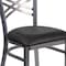 Flash Furniture Hercules Restaurant Chair, Black Back, 16-1/2 in W 17" L 32-1/4" H XU-6FOB-CLR-BLKV-GG - alternate 10
