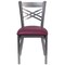Flash Furniture Hercules Restaurant Chair, Tan Back, 16-1/2 in W 17" L 32-1/4" H, Vinyl Seat XU-6FOB-CLR-BURV-GG - alternate 6