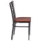 Flash Furniture Hercules Restaurant Chair, Wood Back, 16-1/2 in W 17" L 32-1/4" H XU-6FOB-CLR-CHYW-GG - alternate 4