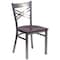 Flash Furniture Hercules Restaurant Chair, Wood Back, 16-1/2 in W 17" L 32-1/4" H XU-6FOB-CLR-MAHW-GG - alternate 5