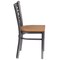 Flash Furniture Hercules Restaurant Chair, Wood Back, 16-1/2 in W 17" L 32-1/4" H XU-6FOB-CLR-NATW-GG - alternate 4