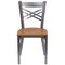 Flash Furniture Hercules Restaurant Chair, Wood Back, 16-1/2 in W 17" L 32-1/4" H XU-6FOB-CLR-NATW-GG - alternate 6
