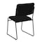 Flash Furniture Fabric Stack Chair, Black XU-8700-BLK-B-30-GG - alternate 6