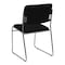 Flash Furniture Fabric Stack Chair, Black XU-8700-CHR-B-30-GG - alternate 9