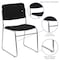 Flash Furniture Fabric Stack Chair, Black XU-8700-CHR-B-30-GG - alternate 6