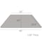 Flash Furniture Trapezoid Activity Table, Chrome, Laminate, Particleboard, Steel, Grey XU-A2448-TRAP-GY-H-P-GG - alternate 5