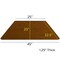 Flash Furniture Trapezoid Activity Table, 22.5 W, 45 L, 25.5 H, Chrome, Laminate, Particleboard, Steel, Wood Grain XU-A2448-TRAP-OAK-H-P-CAS-GG - alternate 3