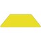 Flash Furniture Trapezoid Activity Table, Chrome, Laminate, Particleboard, Steel, Yellow XU-A2448-TRAP-YEL-H-P-CAS-GG - alternate 5
