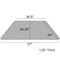 Flash Furniture Trapezoid Activity Table, Chrome, Laminate, Particleboard, Steel, Grey XU-A3060-TRAP-GY-H-A-GG - alternate 2