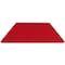 Flash Furniture Trapezoid Activity Table, Chrome, Laminate, Particleboard, Steel, Red XU-A3060-TRAP-RED-T-P-GG - alternate 3