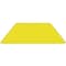Flash Furniture Trapezoid Table, Trapezoid, Lckng Casters, Yl, 30"x60", Chrome, Laminate, Particleboard, Steel, Yellow XU-A3060-TRAP-YEL-T-A-CAS-GG - alternate 4