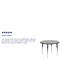 Flash Furniture Round Activity Table, Laminate, Grey XU-A48-RND-GY-H-A-GG - alternate 3