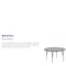Flash Furniture Round Activity Table, Laminate, Grey XU-A48-RND-GY-H-P-GG - alternate 4