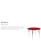Flash Furniture Round Activity Table, Laminate, Red XU-A48-RND-RED-H-A-GG - alternate 3