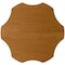 Flash Furniture Flower Activity Table, Laminate, Wood Grain XU-A60-FLR-OAK-T-P-CAS-GG - alternate 3