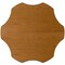 Flash Furniture Flower Activity Table, 60" W, 60" L, 25.125" H, Laminate, Wood Grain XU-A60-FLR-OAK-T-P-GG - alternate 2