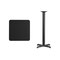 Flash Furniture Square Laminate Table Top, Laminate Top, Wood Grain XU-BLKTB-2424-T2222B-GG - alternate 4