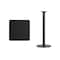 Flash Furniture Square Laminate Table, Laminate Top, Wood Grain XU-BLKTB-2424-TR18B-GG - alternate 5
