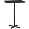 Flash Furniture Rectangle Laminate Table Top, Laminate Top, Wood Grain XU-BLKTB-2430-T2222B-GG - alternate 3