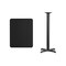 Flash Furniture Rectangle Laminate Table Top, Laminate Top, Wood Grain XU-BLKTB-2430-T2222B-GG - alternate 5