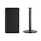 Flash Furniture Rectangle Laminate Table Top, Laminate Top, Wood Grain XU-BLKTB-2442-TR24B-GG - alternate 2