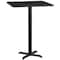Flash Furniture Square Laminate Table Top, Laminate Top, Wood Grain XU-BLKTB-3030-T2222B-GG - alternate 3