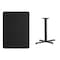 Flash Furniture Rectangle Laminate Table Top, Laminate Top, Wood Grain XU-BLKTB-3042-T2230-GG - alternate 2