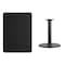 Flash Furniture Rectangle Laminate Table Top, Laminate Top, Wood Grain XU-BLKTB-3042-TR24-GG - alternate 2