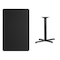 Flash Furniture Rectangle Laminate Table Top, Laminate Top, Wood Grain XU-BLKTB-3048-T2230-GG - alternate 4